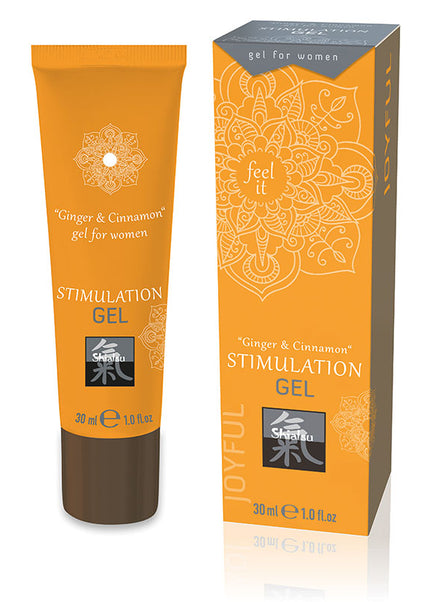SHIATSU Stimulation Gel - Ginger & Cinnamon Gel for Women - 30 ml