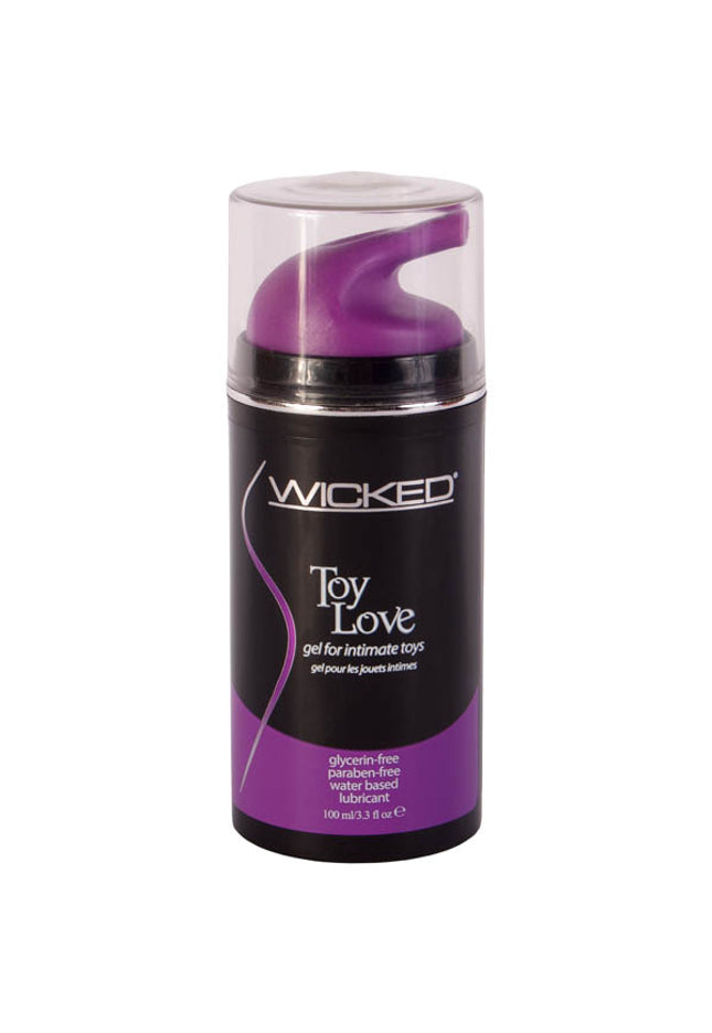 Wicked Toy Love - Glycerin Free Water Based Lubricant - 100 ml (3.3 oz) Bottle