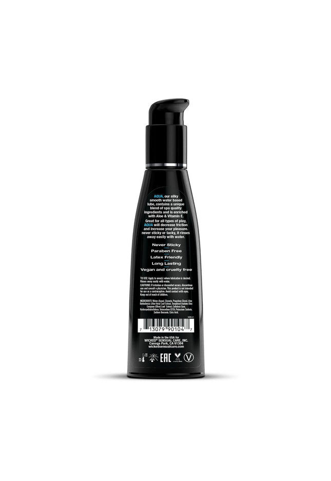 Wicked Aqua - Water Based Lubricant - 120 ml (4 oz) Bottle