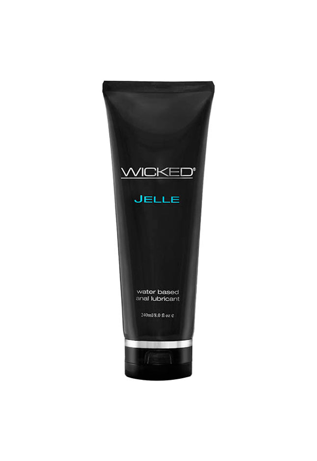 Wicked Jelle - Water Based Anal Lubricant - 240 ml (8 oz) Bottle