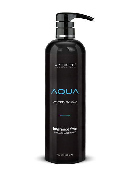Wicked Aqua - Water Based Lubricant - 476 ml (16 oz) Bottle