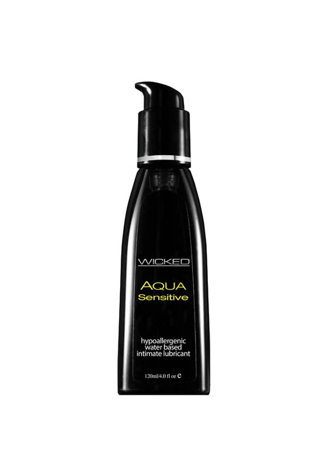 Wicked Aqua Sensitive - Water Based Lubricant - 120 ml (4 oz) Bottle