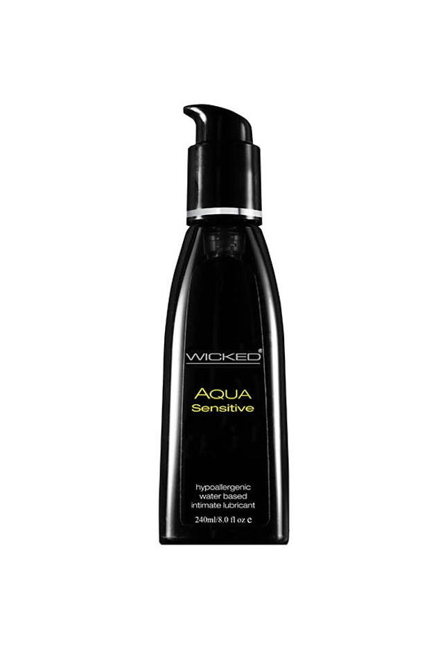 Wicked Aqua Sensitive - Water Based Lubricant - 240 ml (8 oz) Bottle