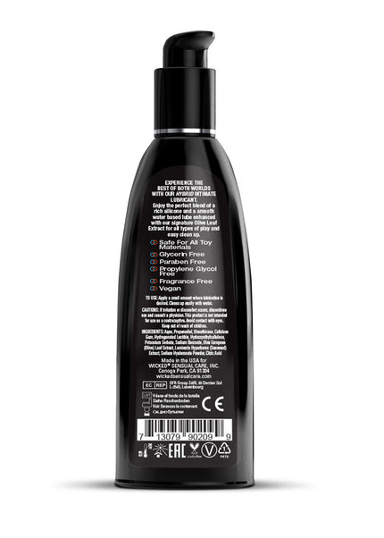 Wicked Hybrid - Water & Silicone Blended Lubricant - 240 ml Bottle