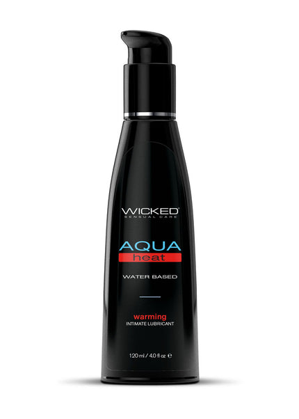 Wicked Aqua Heat - Warming Water Based Lubricant - 120 ml (4 oz) Bottle