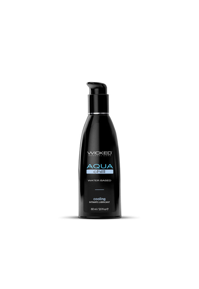Wicked Aqua Chill - Cooling Water Based Lubricant - 60 ml (2 oz) Bottle