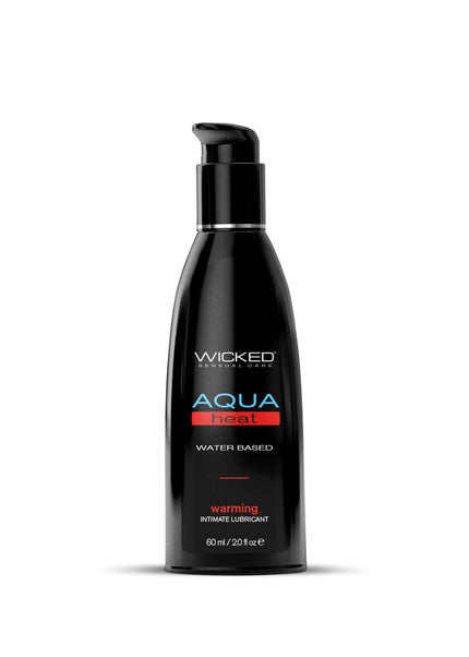 Wicked Aqua Heat - Warming Water Based Lubricant - 60 ml (2 oz) Bottle