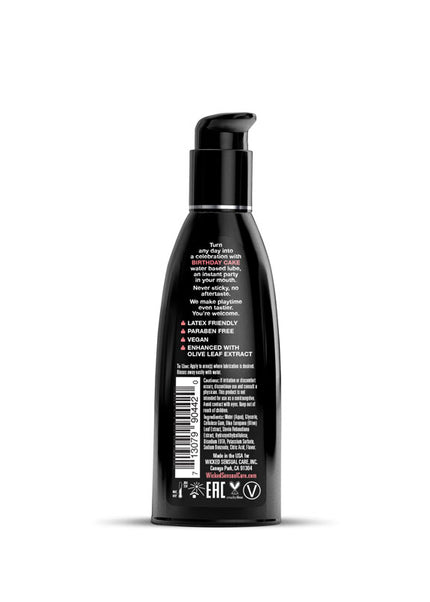 Wicked Aqua Birthday Cake - Cake Flavoured Water Based Lubricant - 60 ml (2 oz) Bottle