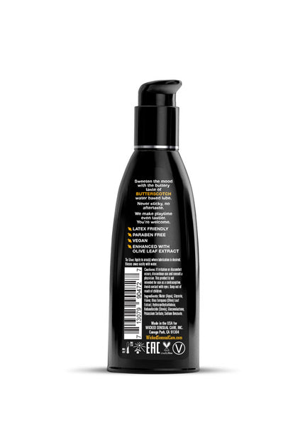 Wicked Aqua Butterscotch - Butterscotch Flavoured Water Based Lubricant - 60 ml (2 oz) Bottle