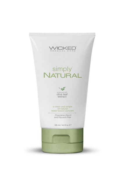 Wicked Simply Natural - Water Based Lubricant - 120 ml (4 oz) Bottle