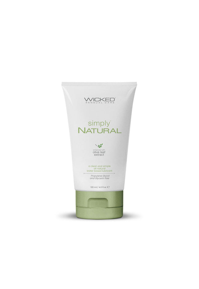 Wicked Simply Natural - Water Based Lubricant - 120 ml (4 oz) Bottle