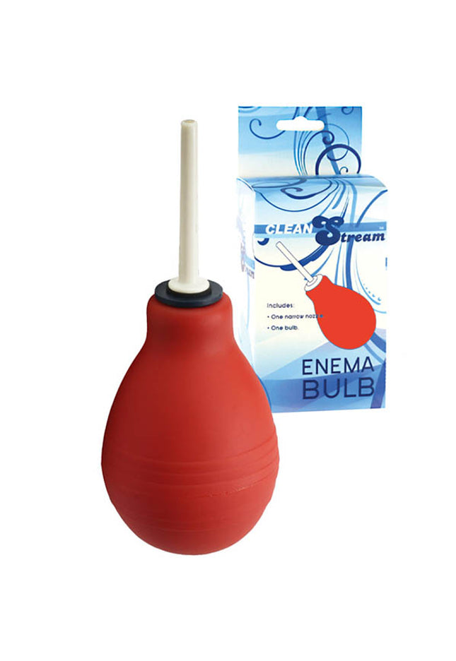 CleanStream Enema Bulb - Red Unisex Douche
