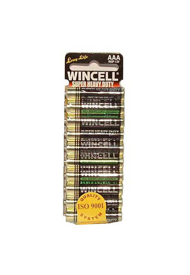 Wincell Aaa Super Heavy Duty Batteries - Super Heavy Duty Batteries - AAA 10 Pack