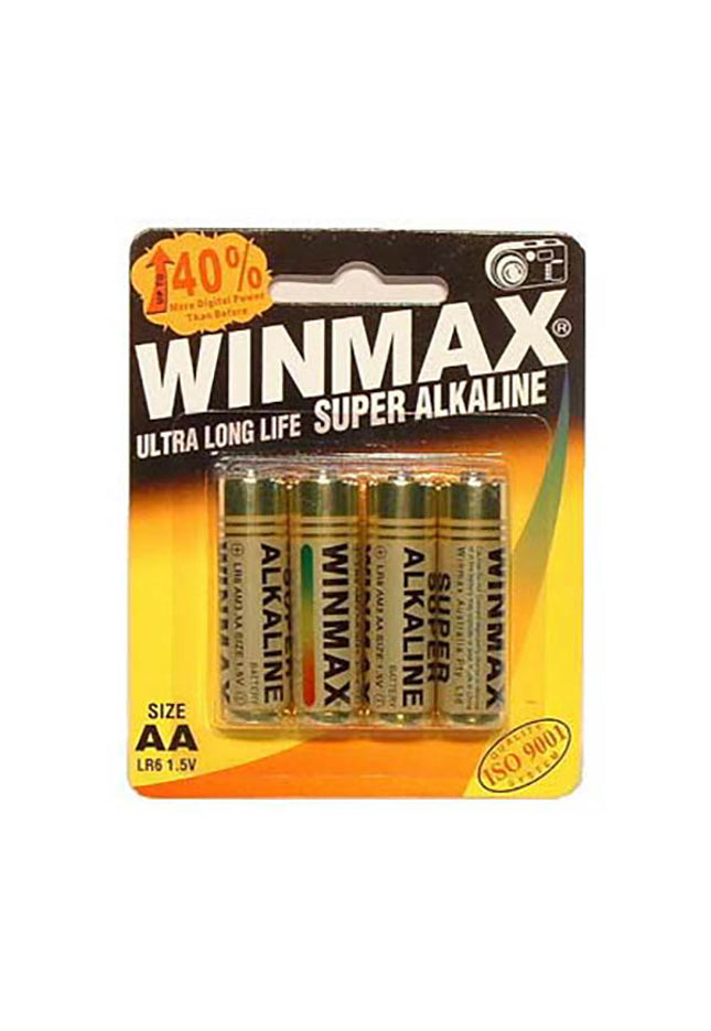 Winmax Aa Super Alkaline Batteries - Super Alkaline Batteries - AA 4 Pack
