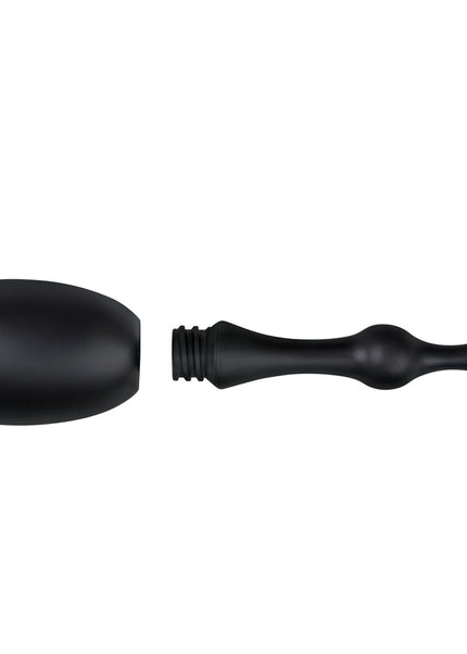 AquaClean Silicone 1-Way Valve Douche Set with Beaded Nozzle - 150 ml Capacity with Free Travel Douche Included