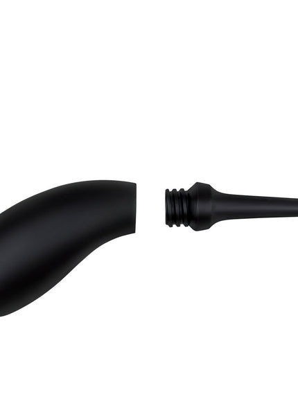 AquaClean Silicone 1-Way Valve Contoured Ergo Douche Set - 190 ml Capacity with Free Travel Douche Included