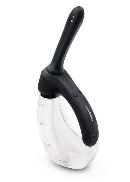 AquaClean Rechargeable Auto Douche Set with Bendable Vibrating Nozzle - 440 ml Capacity with Free Travel Douche Included