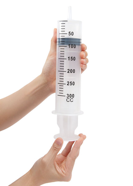 AquaClean 300ml Enema Syringe - 300 ml Capacity with Free Travel Douche Included