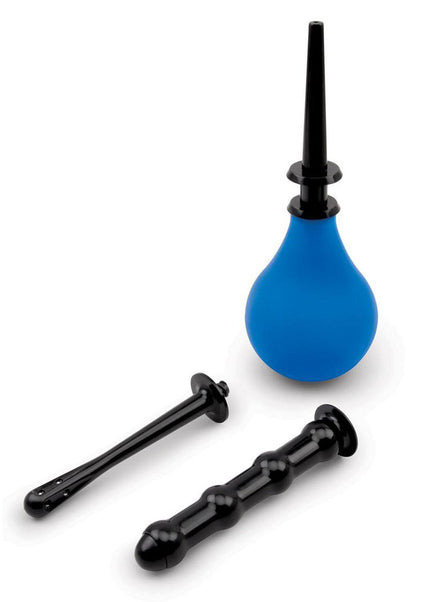 AquaClean 4 Piece Douche Set with Interchangeable Nozzles - 220 ml Capacity with Free Travel Douche Included