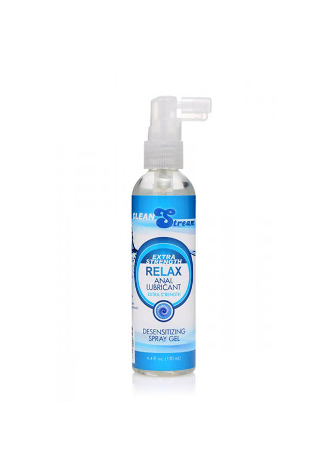 CleanStream Relax Extra Strength Anal Lubricant - Desensitising Anal Gel - 130 ml Bottle