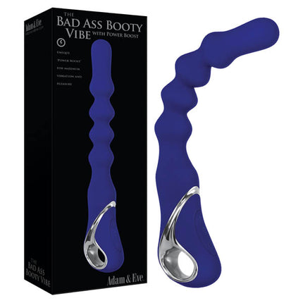 Adam & Eve The Bad Ass Booty Vibe - Purple 26 cm (10.25'') Anal Vibrator with Power Boost