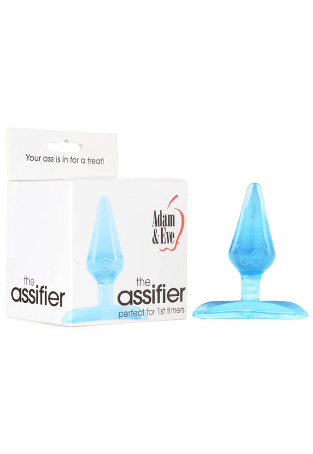 Adam & Eve The Assifier - Blue 6.35 cm (2.5'') Butt Plug