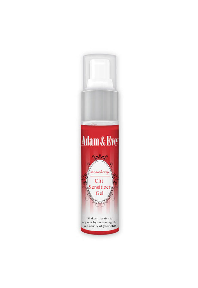 Adam & Eve Clit Sensitiser Gel - Strawberry Flavoured Female Enhancer - 29 ml (1 oz) Bottle