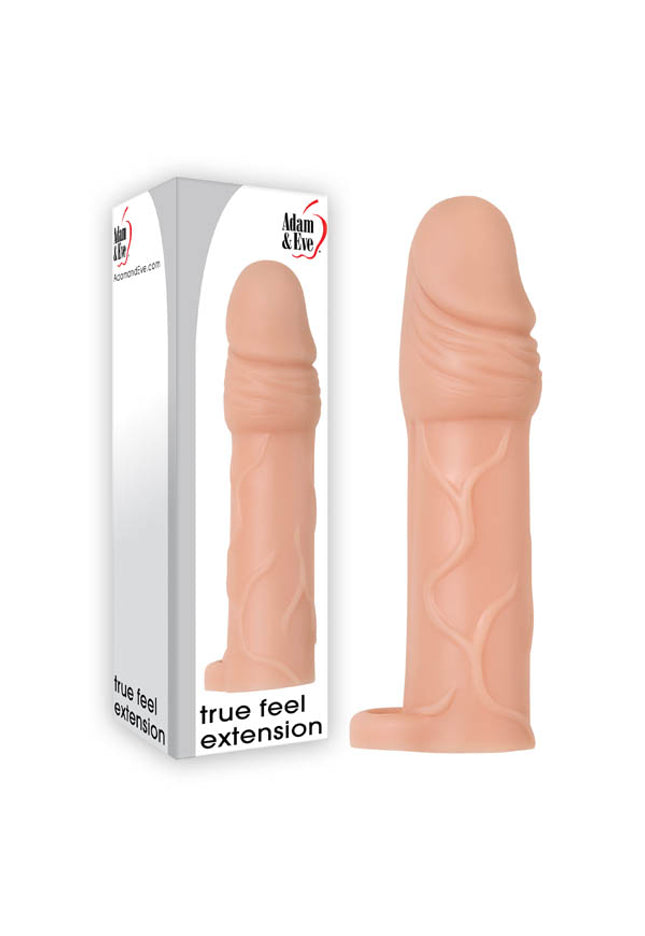 Adam & Eve True Feel Extension - Flesh Penis Extension Sleeve