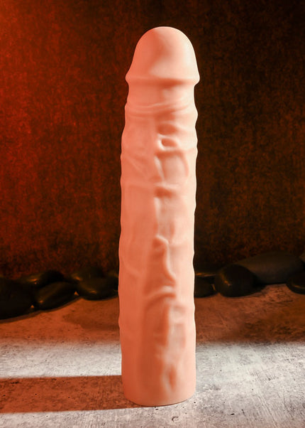 Adam & Eve Adam's 3'' Realistic Extension - Flesh 7.6 cm Penis Extension Sleeve
