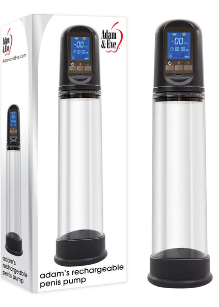 Adam & Eve Rechargeable Penis Pump - USB Rechargeable Powered Penis Pump