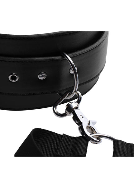 Master Series Acquire Thigh Harness & Wrist Cuffs - Black Restraints