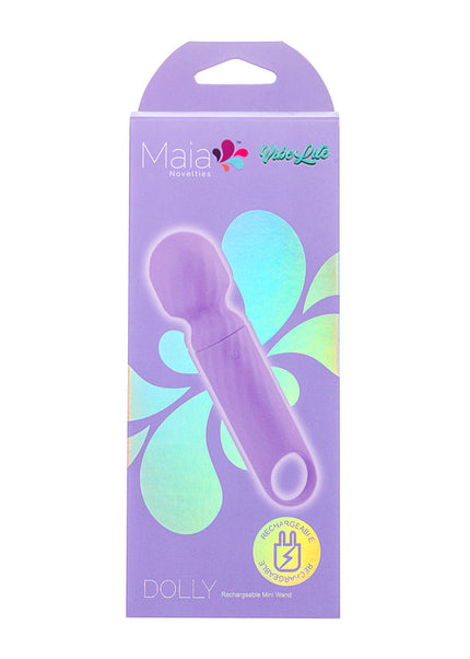 Maia DOLLY - Purple - Purple 12.7 cm USB Rechargeable Massage Wand