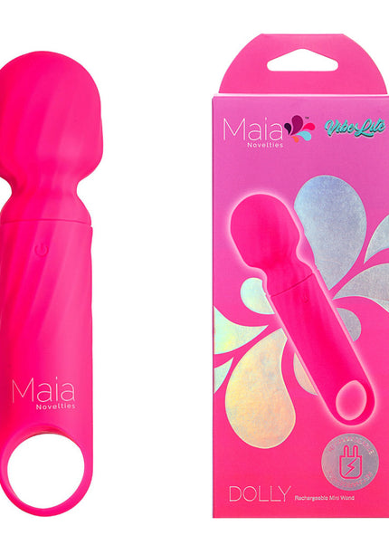 Maia DOLLY - Pink - Pink 12.7 cm USB Rechargeable Massage Wand