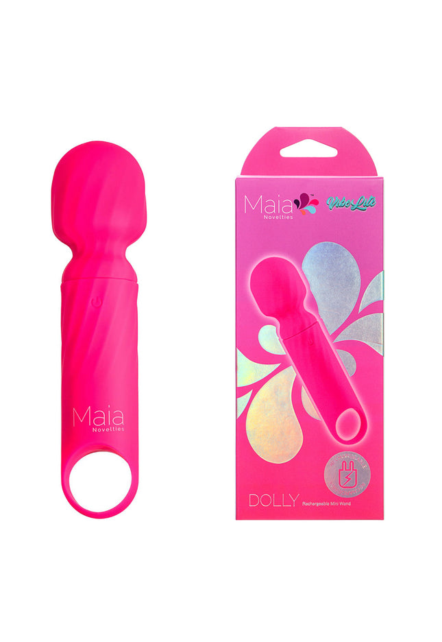 Maia DOLLY - Pink - Pink 12.7 cm USB Rechargeable Massage Wand
