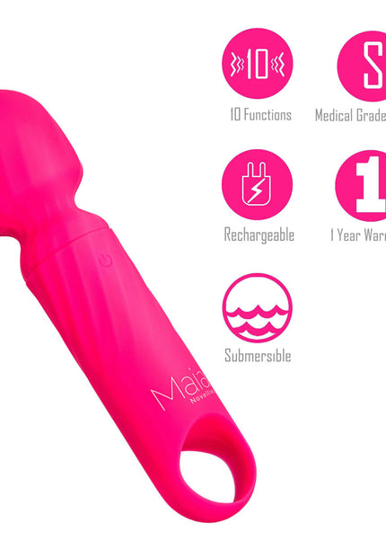 Maia DOLLY - Pink - Pink 12.7 cm USB Rechargeable Massage Wand
