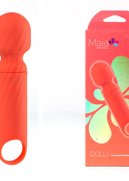 Maia DOLLY - Orange - Orange 12.7 cm USB Rechargeable Massage Wand