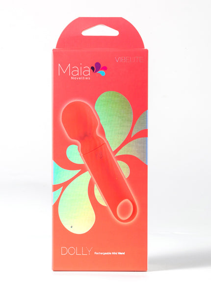 Maia DOLLY - Orange - Orange 12.7 cm USB Rechargeable Massage Wand