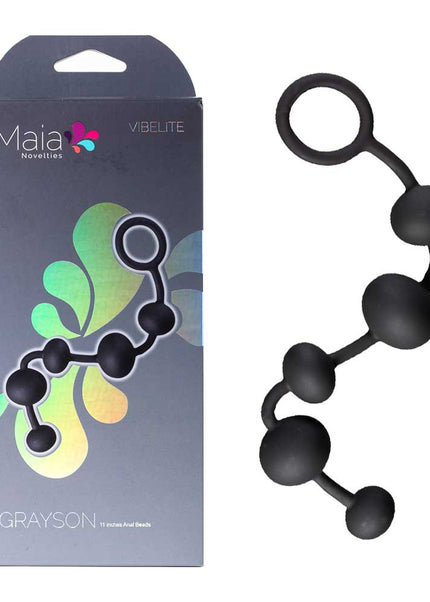 Maia GRAYSON - Black 16.5 cm Anal Beads