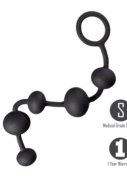 Maia GRAYSON - Black 16.5 cm Anal Beads