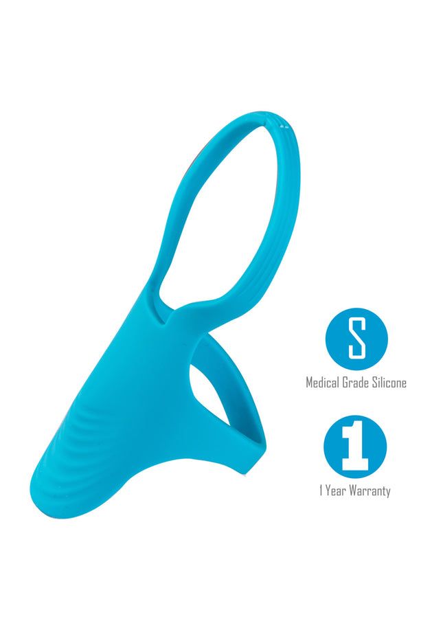 Maia GRIFFIN - Blue Silicone Cock Ring
