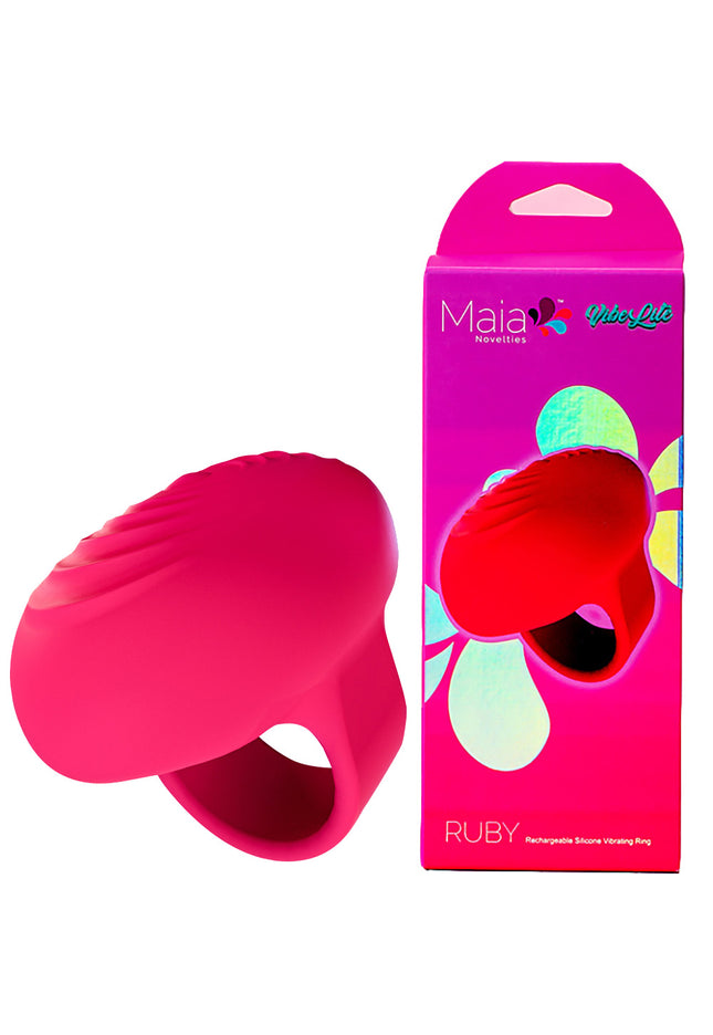 Maia RUBY - Pink USB Rechargeable Finger Stimulator
