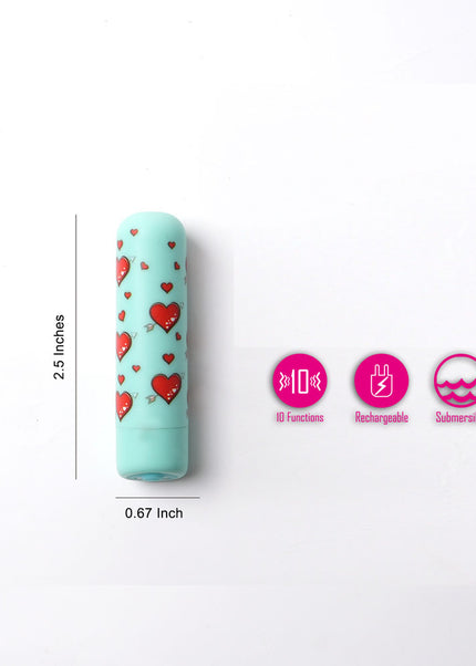 Maia JILLY - Teal - Teal USB Rechargeable Powerful Finger Stimulator