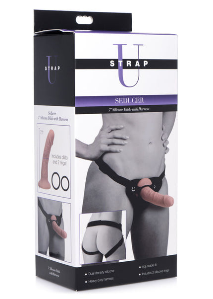 Strap-U Seducer - Flesh 18 cm Strap-On