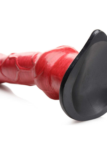 Creature Cocks Hell-Hound Canine Penis Silicone Dildo - Red 19 cm Canine Dildo