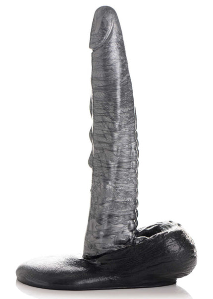 Creature Cocks The Gargoyle Rock Hard Silicone Dildo - Silver 23.6 cm Dildo