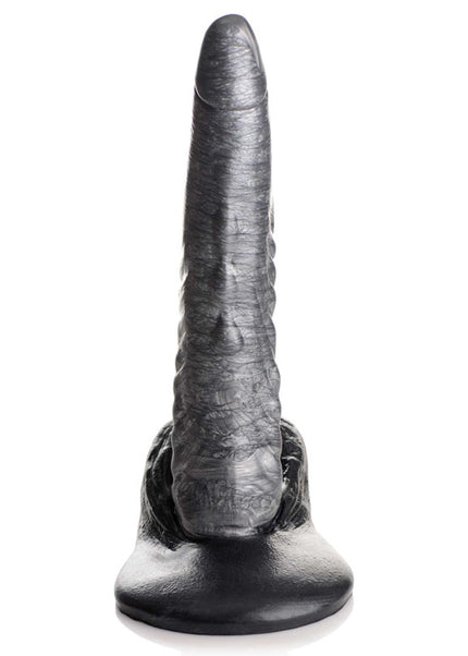 Creature Cocks The Gargoyle Rock Hard Silicone Dildo - Silver 23.6 cm Dildo