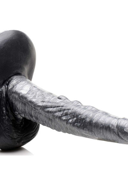Creature Cocks The Gargoyle Rock Hard Silicone Dildo - Silver 23.6 cm Dildo