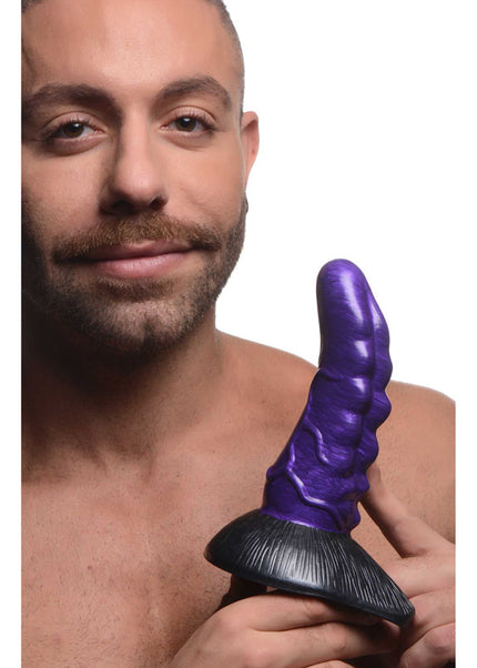 Creature Cocks Orion Invader Veiny Space Alien Silicone Dildo - Purple 18.4 cm Veiny Dildo