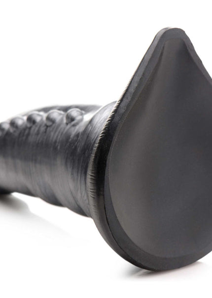 Creature Cocks Beastly Tapered Bumpy Silicone Dildo - Silver 21 cm Bumpy Dildo