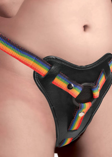 Strap-U Take the Rainbow - Rainbow Universal Strap-On Harness (No Probe Included)